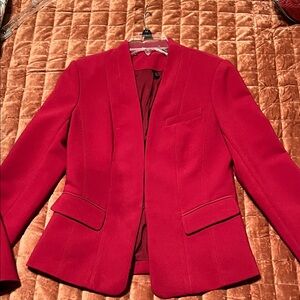 White House Black Market Red Blazer